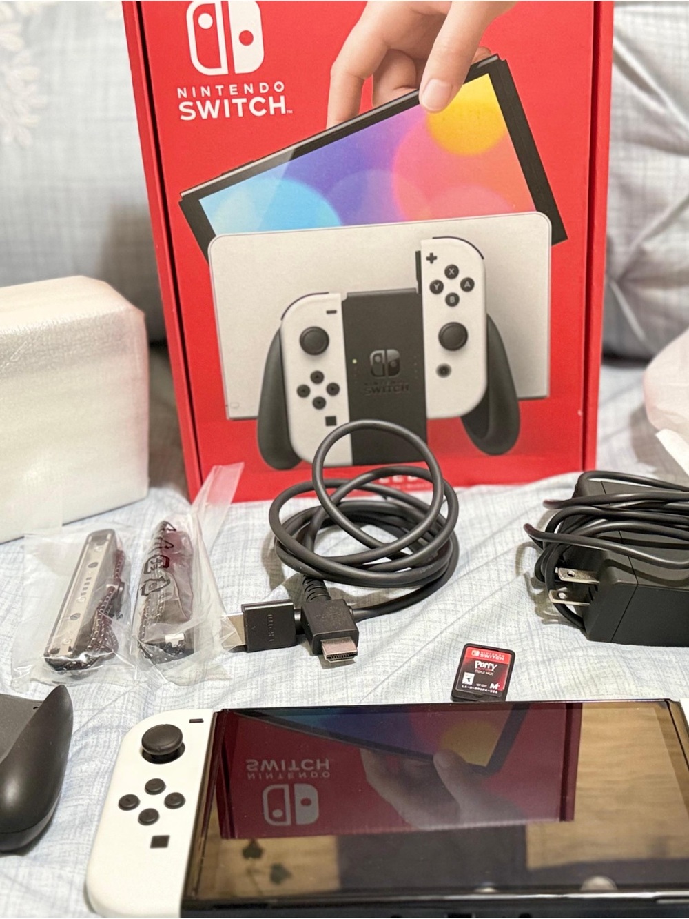 Nintendo Switch OLED Console - White Joy-Con